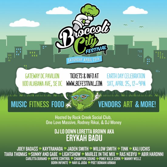 Broccoli City Festival Offers Up Erykah Badu, Thundercat, Willow Smith
