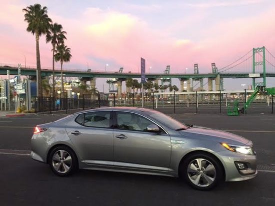 Luxuriating In Los Angeles The 2016 Kia Optima Hybrid Ex