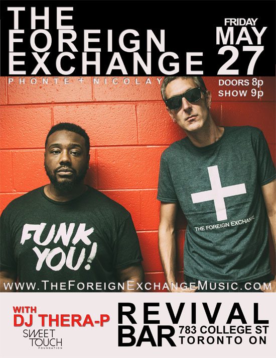 Toronto Bouncers Win Tickets To See The Foreign Exchange In Win Tickets To See The Foreign Exchange
