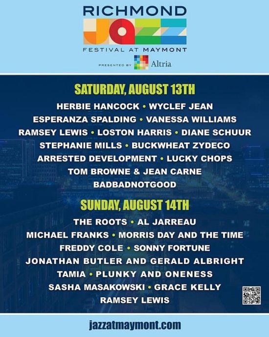 Esperanza Spalding, The Roots, Herbie Hancock & More To Play Richmond
