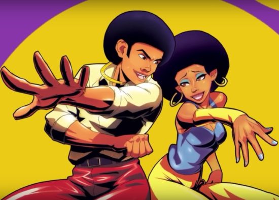 kool-and-the-gang-sexy-lyric-video-still-throwback-cartoon-couple-afros