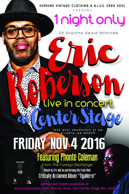 Atlanta Bouncers Win Tickets To See Eric Roberson With Special Guest