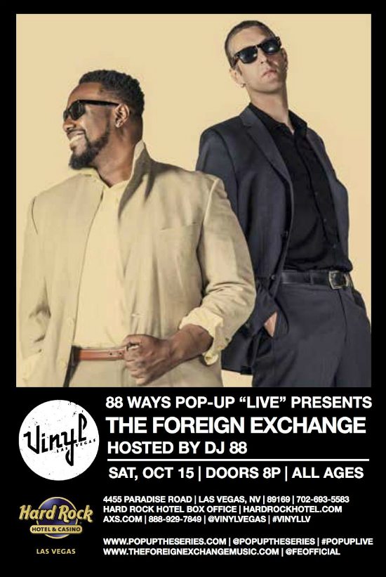 Las Vegas Bouncers Win Tickets To See The Foreign Exchange In Flyer The Foreign Exchange Vinyl Las Vegas