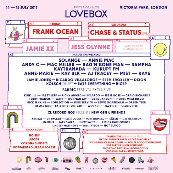 London's Lovebox Festival Nabs Frank Ocean, Solange, Kaytranada