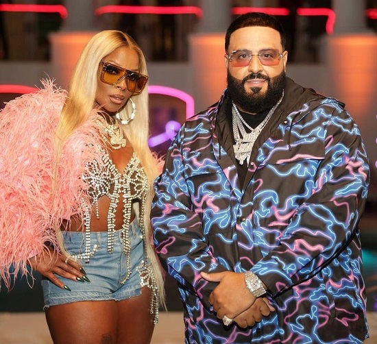 Mary J. Blige & DJ Khaled Throw A Baller Poolside Bash In ‘Amazing’