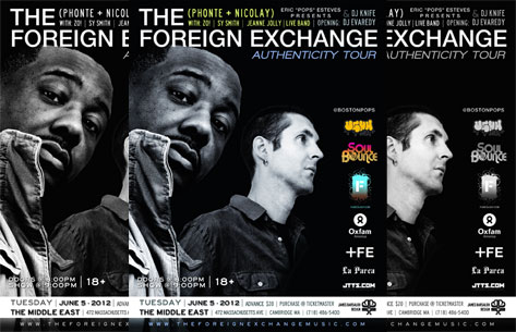 Boston Bouncers Win Tickets To See The Foreign Exchange In Concert Boston Bouncers Win Tickets To See The Foreign Exchange In Concert